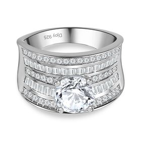 Moissanit Ring - 3,59 ct.