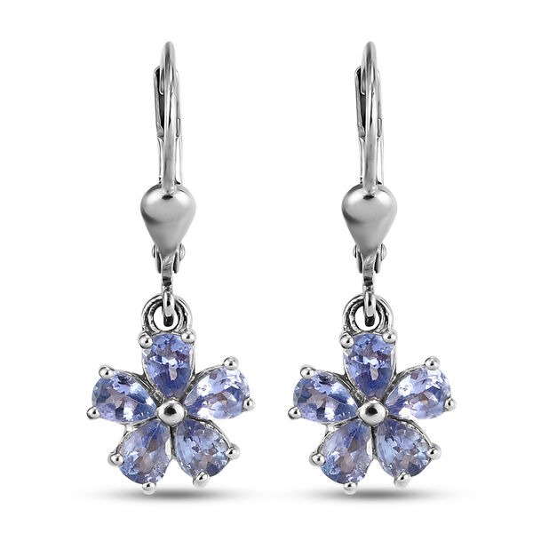 3er-Set- Tansanit Schmuckset - 3,08 ct. image number 9