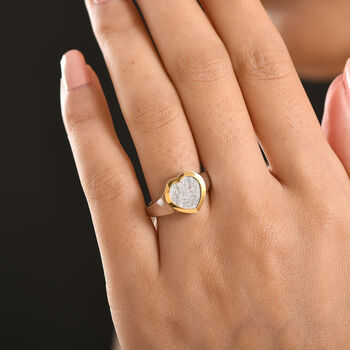 D'Joy Meteorit zweifarbiger Ring - 8,16 ct.