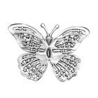 Rosa Kristall-Schmetterlings-Brosche image number 2