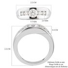 LUSTRO STELLA Hergestellt mit ZIRKONIA Ring 925 Silber Platin-Überzug (Größe 16.00) ca. 1,81 ct image number 5
