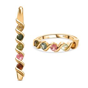 Multi-Turmalin Schmuckset - 1,5 ct.