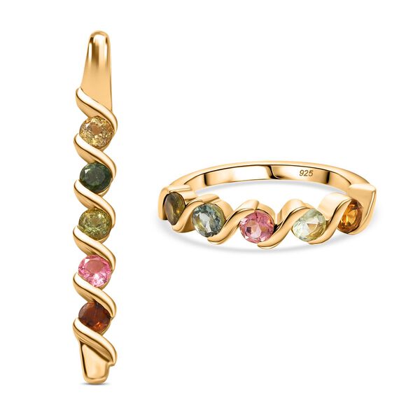 Multi-Turmalin Schmuckset - 1,5 ct. image number 0