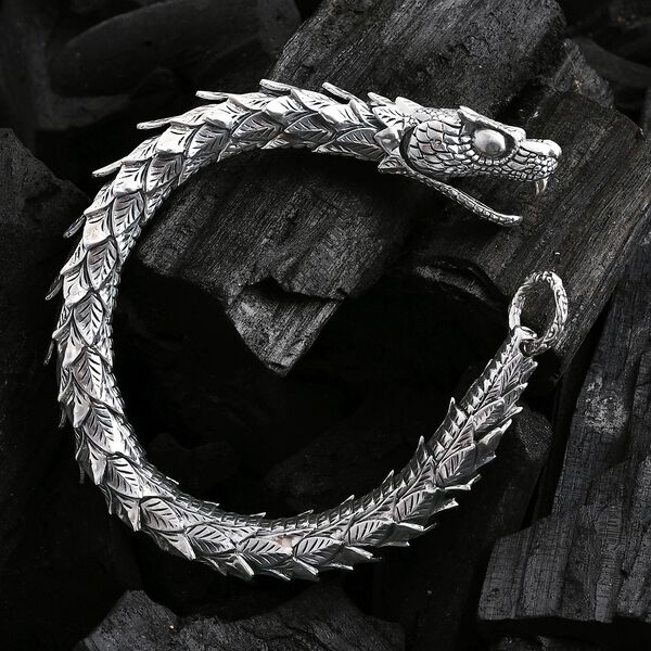 D'Joy Royal Bali - 925 Silber Drachen Armband, 19 cm image number 2