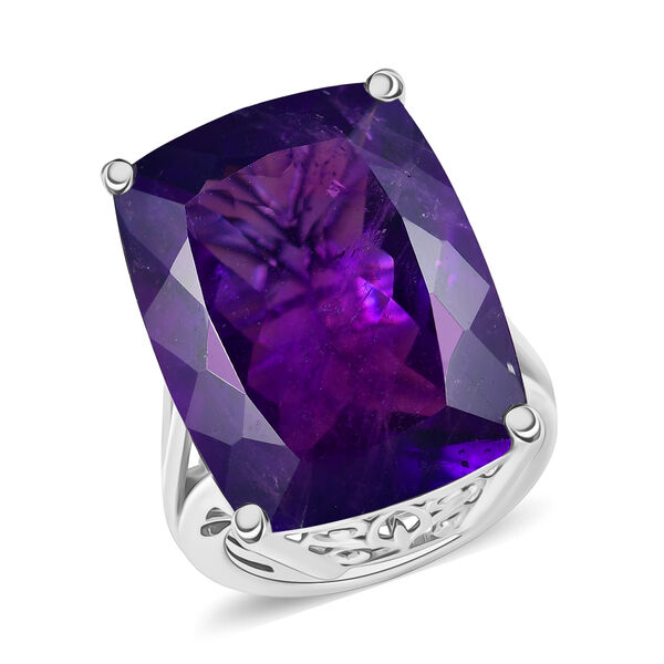 D'Joy AA afrikanischer Amethyst Ring - 39,21 ct. image number 4