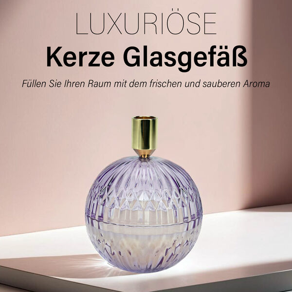 The 5th Season: Premium-Kollektion: Duftkerze im Glas, 20h Brenndauer, Rose image number 2