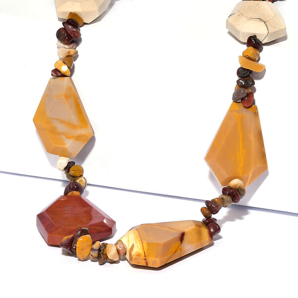 EVER TRUE Mookite Halskette ca. 45 cm Nickelfreies Messing ca. 345.00 ct