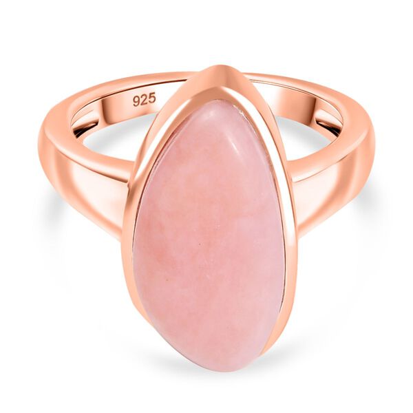 AA Vinicunca-Peruanischer Opal Ring, 925 Silber 750 ros&eacute;vergoldet (Gr&ouml;&szlig;e 18.00) ca. 6.26 ct image number 0