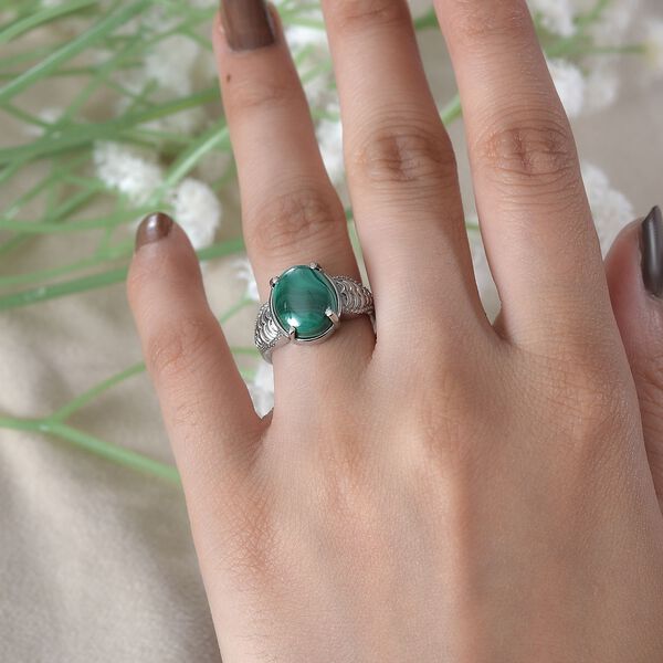 Malachit Ring - 6,56 ct. image number 3
