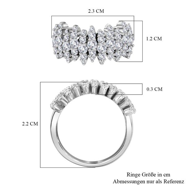 Moissanit Ring, ca. 1,61 ct image number 7