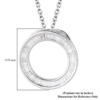 Diamant Anh&auml;nger mit 45+5cm Kette - 0,23 ct.