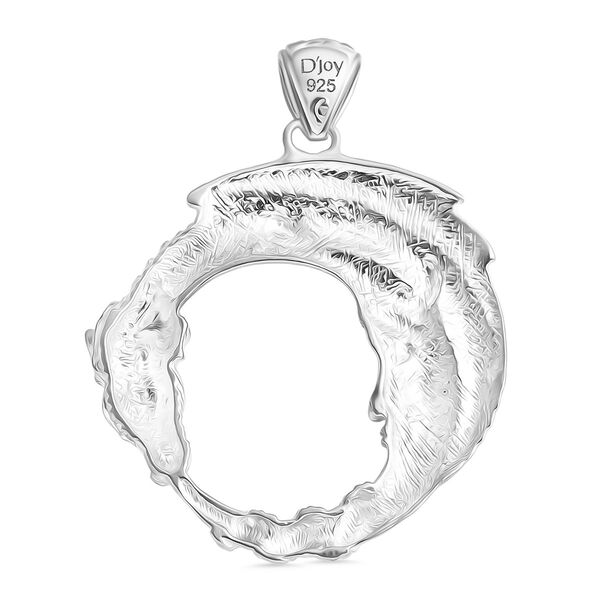 Royal Bali - 925 Silber Drachen mit Mond Anh&auml;nger 8,50g image number 4