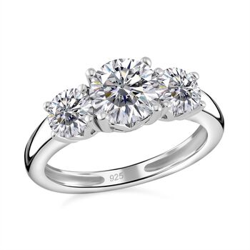 Moissanit Ring - 2,03 ct.