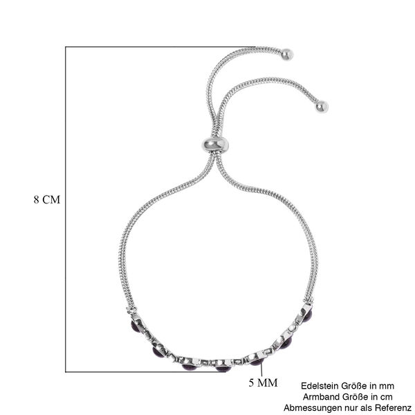 Afrikanisches Amethyst-Armband - 2,50 ct. image number 5