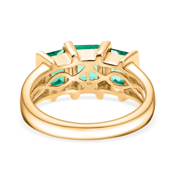 LUXURIANT AAA Labor kolumbianischer Smaragd Ring - 2 ct. image number 6