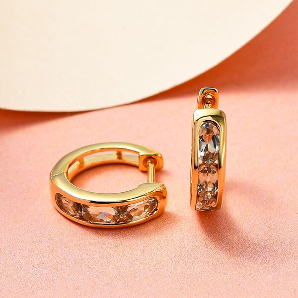 AAA Turkizit-Creolen - 1,56 ct. image number 2