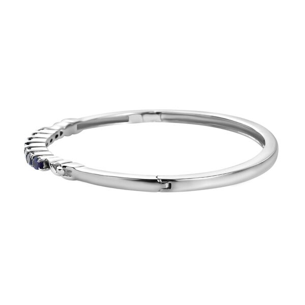 Masoala Saphir (Fissure gef&uuml;llt) Armreif,  ca. 19 cm, Edelstahl, ca. 2.47 ct image number 4