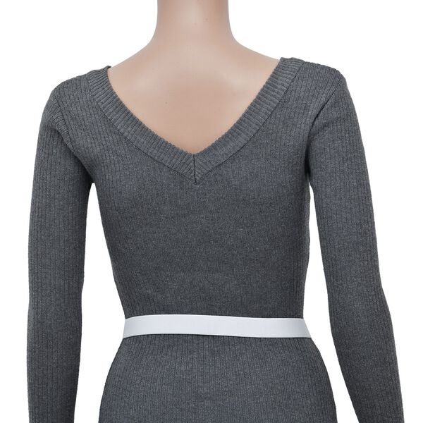 Modischer G&uuml;rtel mit Metallschnalle, Gr&ouml;&szlig;e 4x75 cm, gewebt, Wei&szlig; image number 2