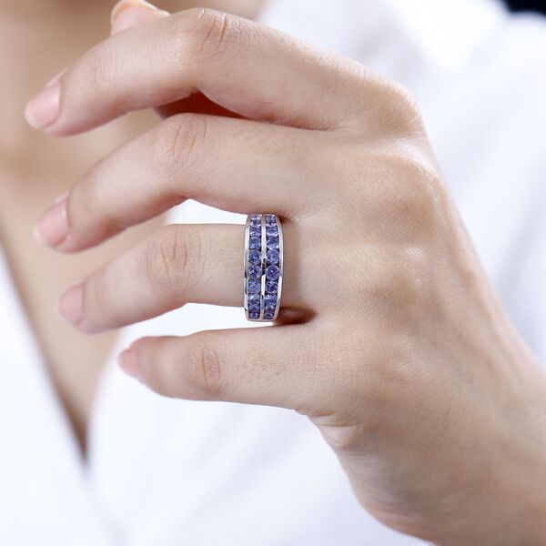 AA Tansanit Ring, 925 Silber rhodiniert (Gr&ouml;&szlig;e 18.00) ca. 1.84 ct image number 3