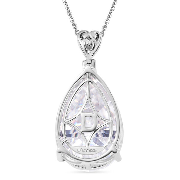 D'Joy Tropfen-Moissanit Anhänger mit 50cm Kette - 30 ct. image number 4