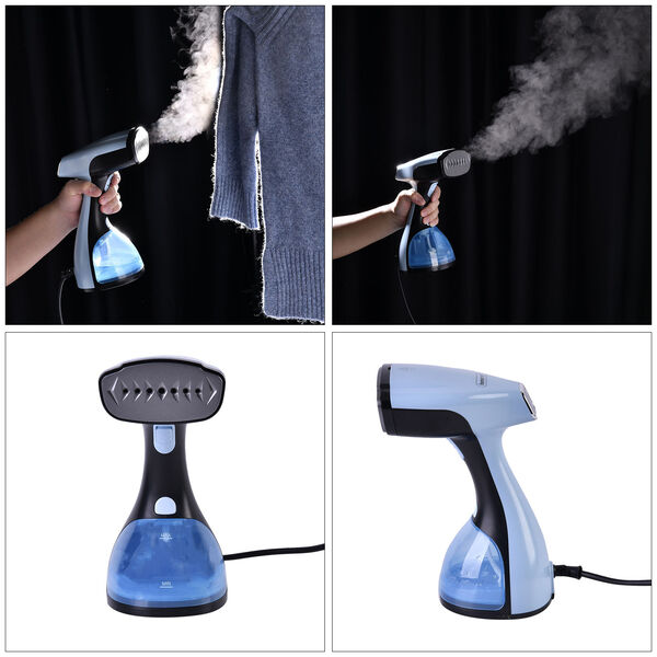 HOMESMART Handbedampfer, schwarz und blau image number 4