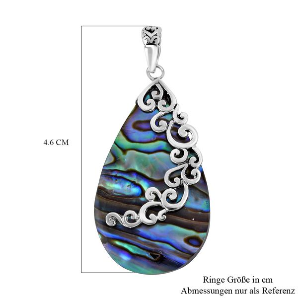 Royal Bali Kollektion - Abalone Muschel Anh&auml;nger 925 Silber image number 6