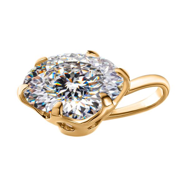 Moissanit Anhänger in 585 Gold - 2,17 ct. image number 4