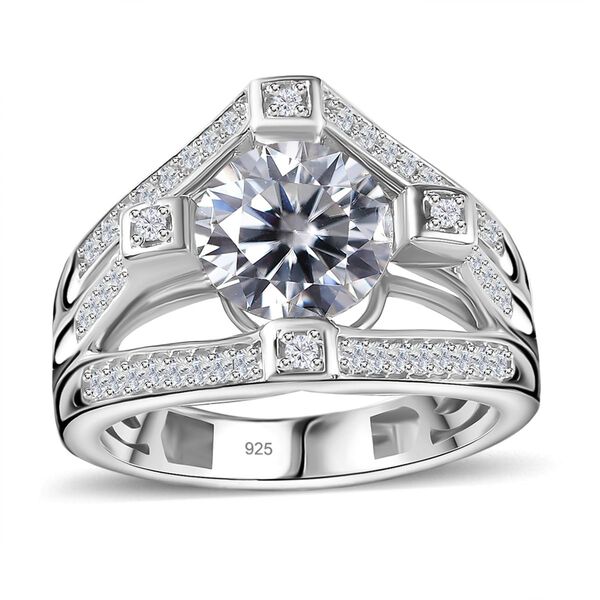 Moissanit Ring, ca. 2,27 ct image number 5