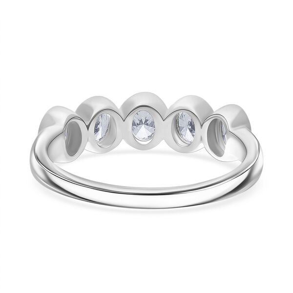 LUXURIANT DIAMOND - Lab Grown Diamant SI-GH Ring 925 Silber Rhodiniert (Gr&ouml;&szlig;e 17.00) ca. 1,00 ct image number 4