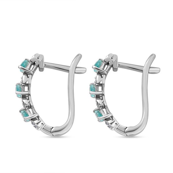 AA Lagunen Apatit und Zirkon Ohrringe - 1,61 ct. image number 5