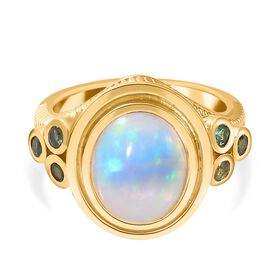 AA Natürlicher, äthiopischer Welo Opal Ring, ca. 2,46 ct