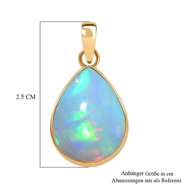 AAA Nat&uuml;rlicher, &auml;thiopischer Welo Opal Anh&auml;nger in 585 Gold - 5,10 ct. image number 6