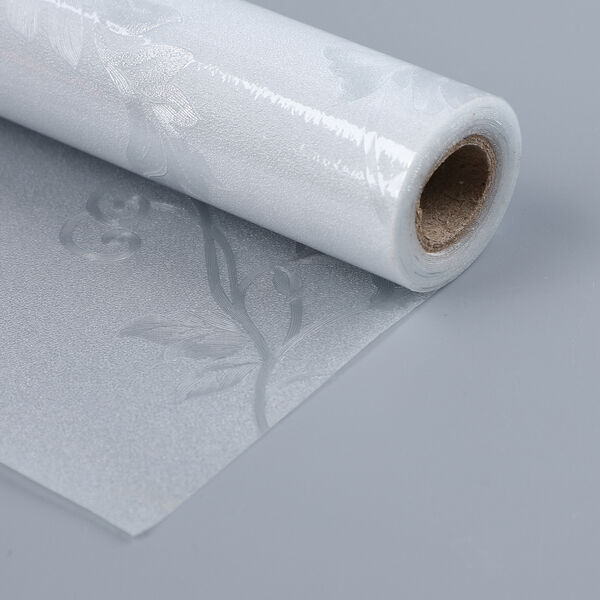 Statisch haftende Fensterfolie, nicht klebend, Hibiskusbl&uuml;te Blumenmuster image number 3