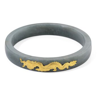 EXTREM SELTEN - Nat&uuml;rlicher Olmek Jadeit Armreif ca. 21 cm 999 Gelb Gold ca. 200.00 ct