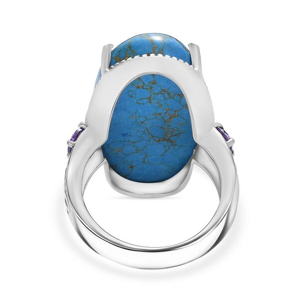 EverTrue blauer T&uuml;rkis und blauer Zirkonia Ring image number 5