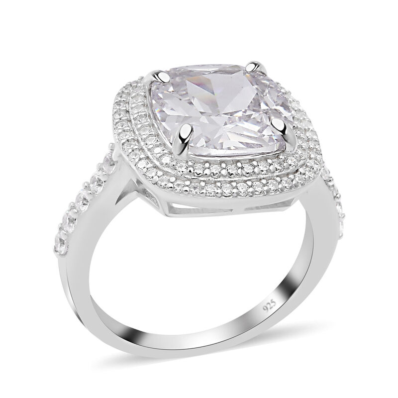 LUSTRO STELLA - weißer Zirkonia-Ring - 9,47 ct. image number 0