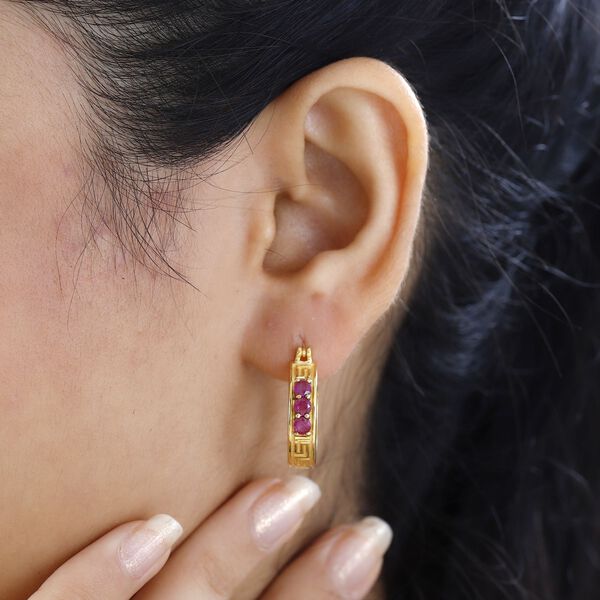 Afrikanische Rubin-Ohrringe - 1,09 ct. image number 3