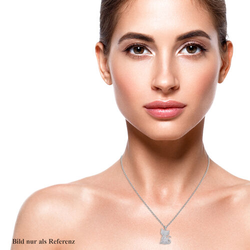 Lustro Stella - Weißer Zirkonia-Anhänger, 925 Silber rhodiniert ca. 2.00 ct image number 1