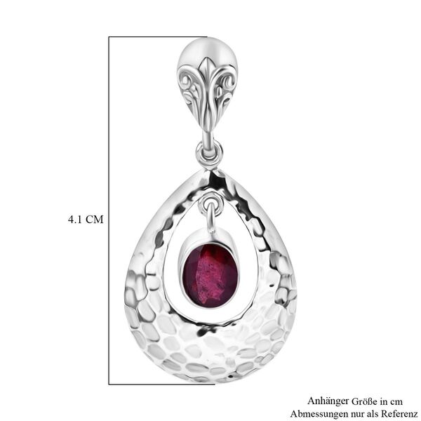 Royal Bali Kollektion - Afrikanische Rubin Ohrringe - 3,83 ct. image number 5