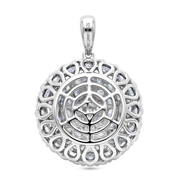 LUXURIANT DIAMOND - Lab Grown Diamant SI-GH Anh&auml;nger 925 Silber Rhodiniert ca. 3,00 ct. image number 4