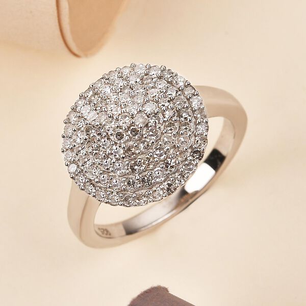 Diamant Cluster Ring - 1 ct. image number 2