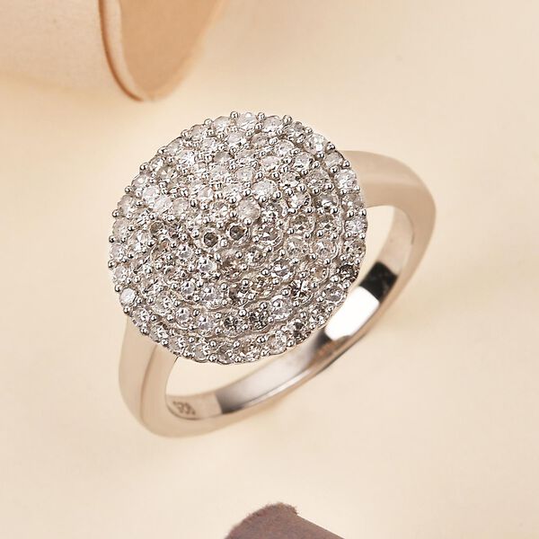 Diamant Cluster Ring - 1 ct. image number 1