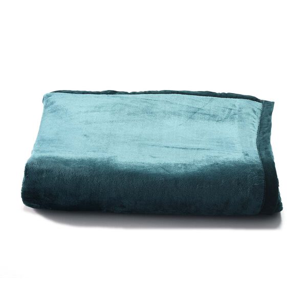 Premium Kuscheldecke aus 100% Mikrofaser, 450 gsm, Größe: 150x220 cm, blaugrün image number 6