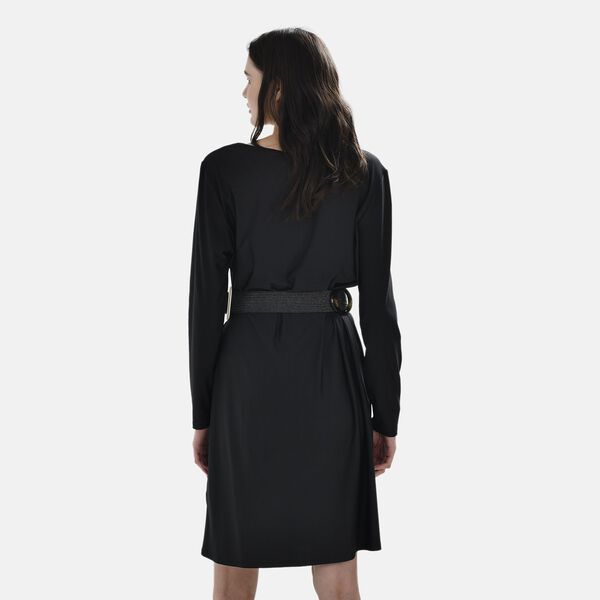 Elastischer G&uuml;rtel mit 5 Harz-Schnallen, Schwarz image number 2