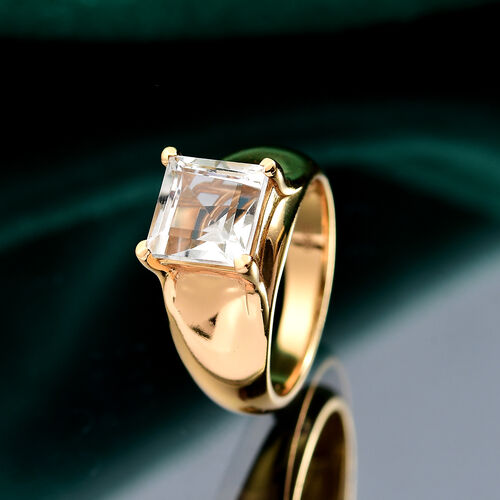 Prasiolite Ring Messing (Größe 17.00) ca. 2,66 ct image number 1