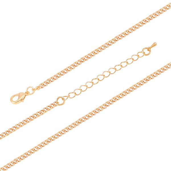 Wei&szlig;er Kristall-Seestern-Anh&auml;nger mit Kette in Goldton, 73 cm image number 5