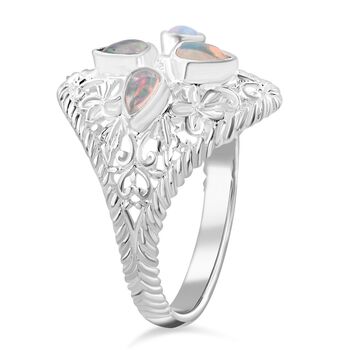Royal Bali Kollektion - Nat&uuml;rlicher, &auml;thiopischer Welo Opal Ring - 0,60 ct.