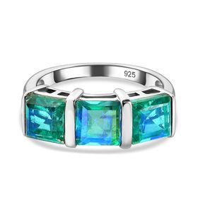 Pfau Quarz Triplett Ring - 4,07 ct.