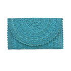 Handgemachte Clutch Tasche aus Palmblättern