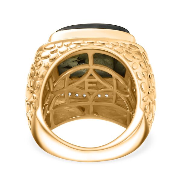 Labradorit und Zirkon Ring - 14,70 ct. image number 6